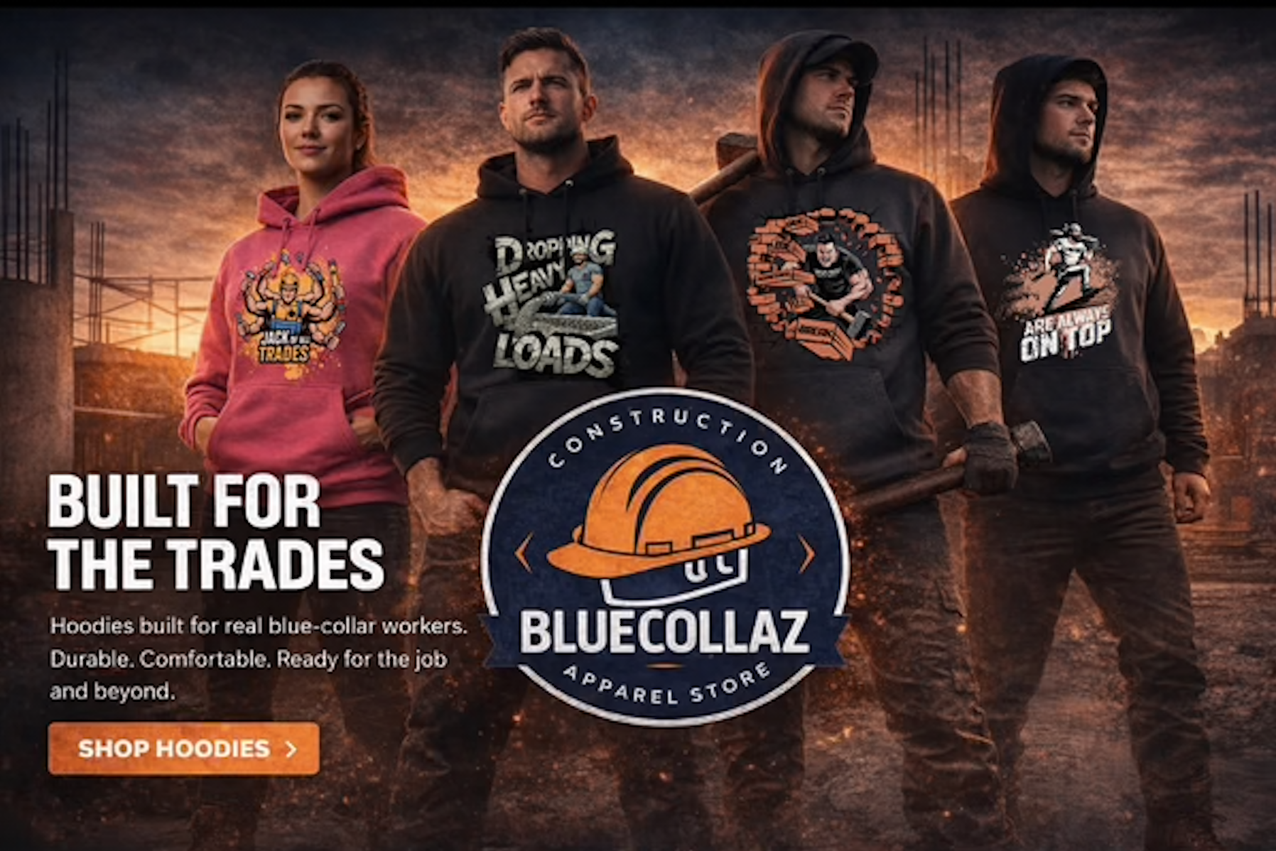 From Rooftops to Retail: How One General Contractor's 30-Year Career Inspired the Launch of Bluecollaz Apparel